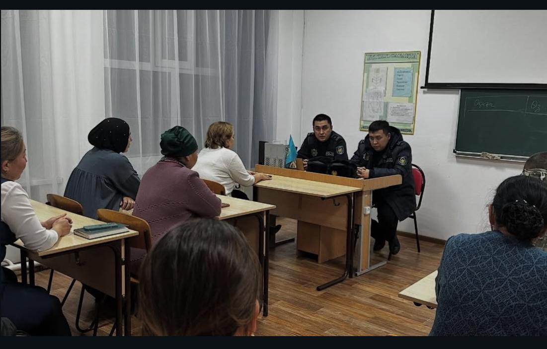 оқушылардың қауіпсіздігі туралы түсіндірме жұмыстары